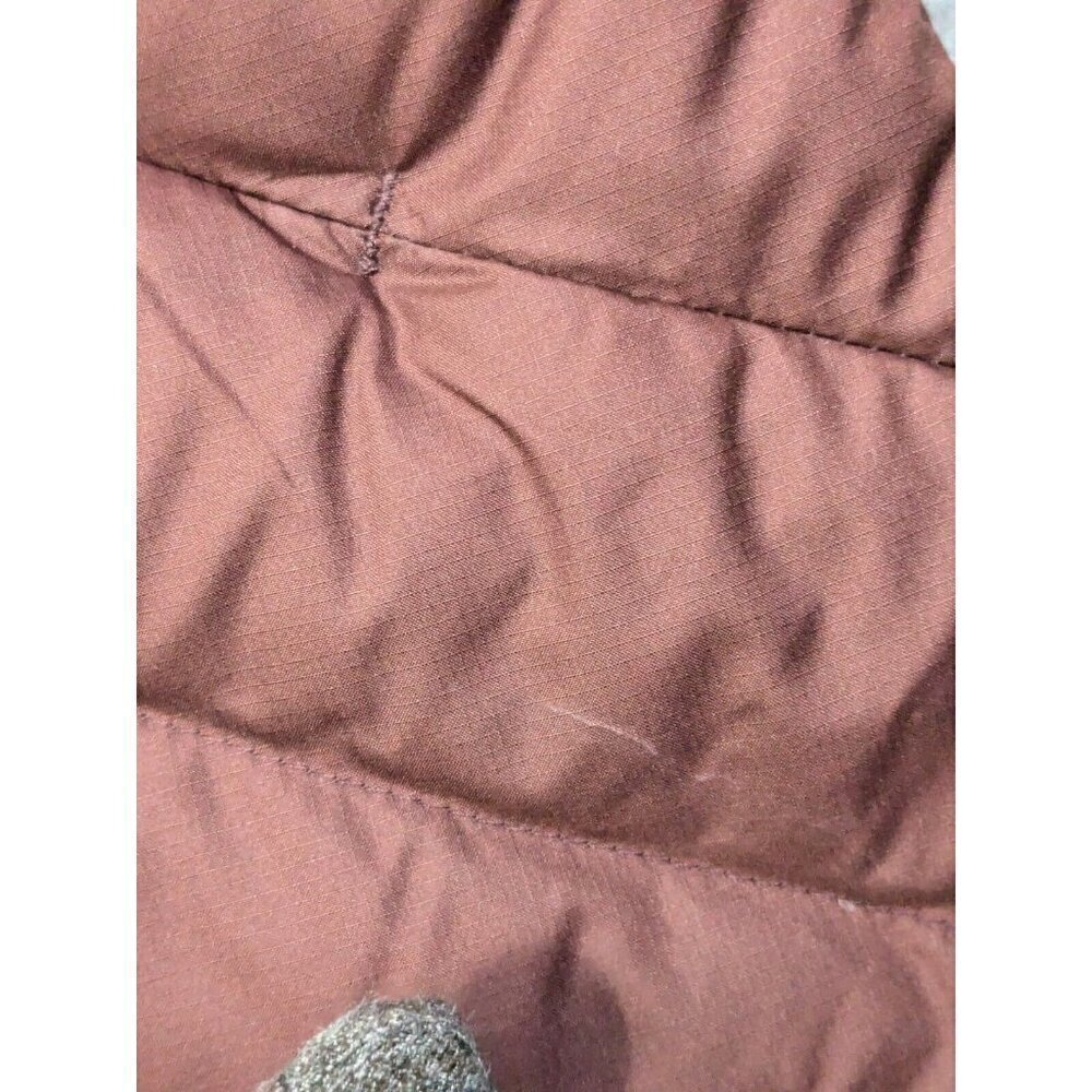 Duluth Trading Co Cold Reliable Down Vest Womens Small Puffer Zip Burgundy - Picture 9 of 12
